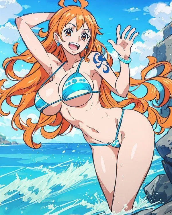 Ảnh Nami anime mặc bikini sexy