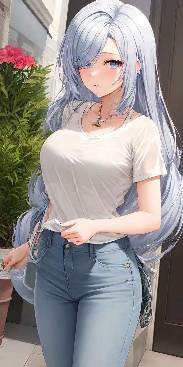 Hình ảnh anime sexy mặc xuyên thấu