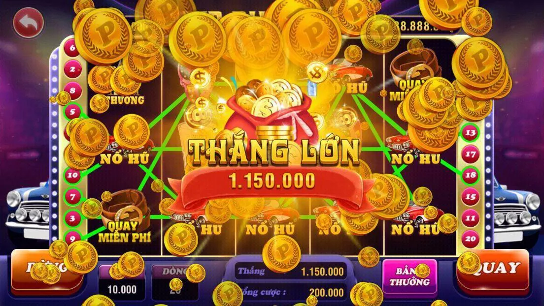 Khung giờ dễ trúng nổ hũ được hiển thị trên giao diện game