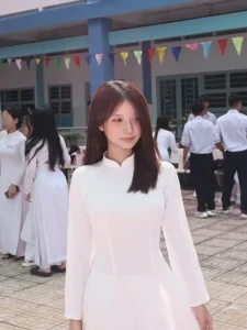 Cuốn hút thanh lịch ảnh nữ sinh áo dài sexy