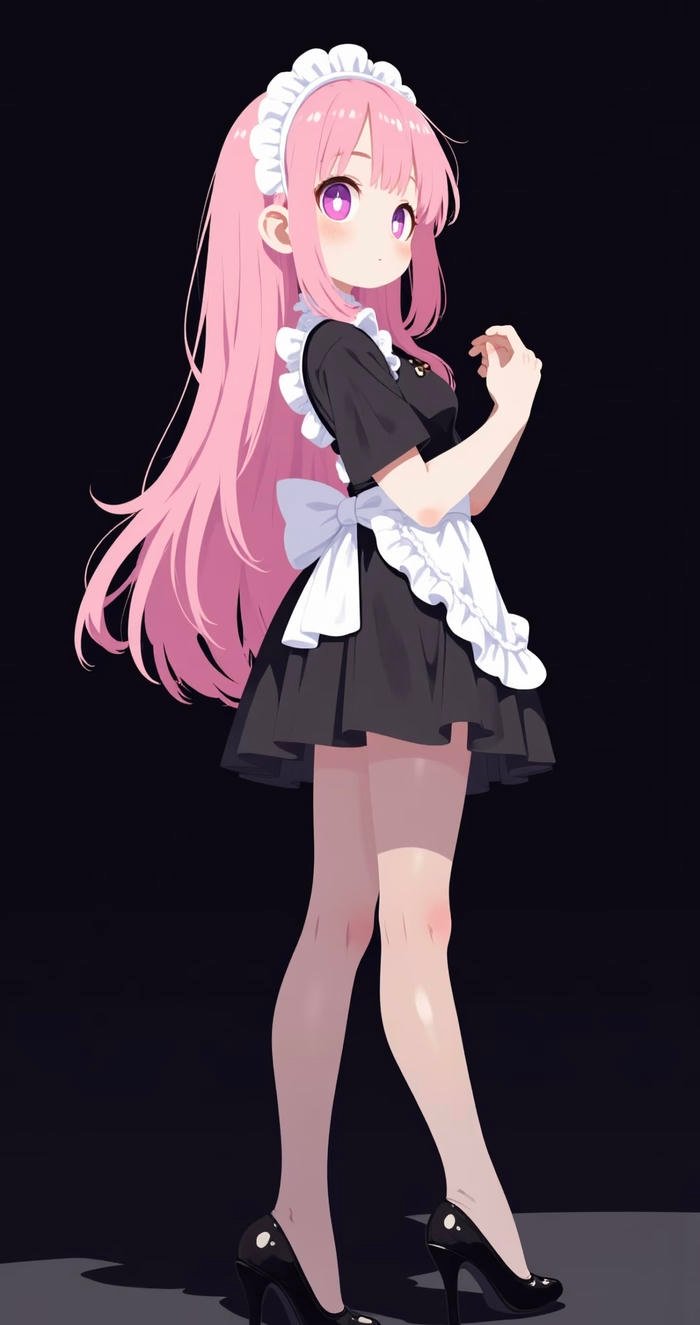 Ảnh anime hầu gái mang nét đáng yêu nhẹ nhàng