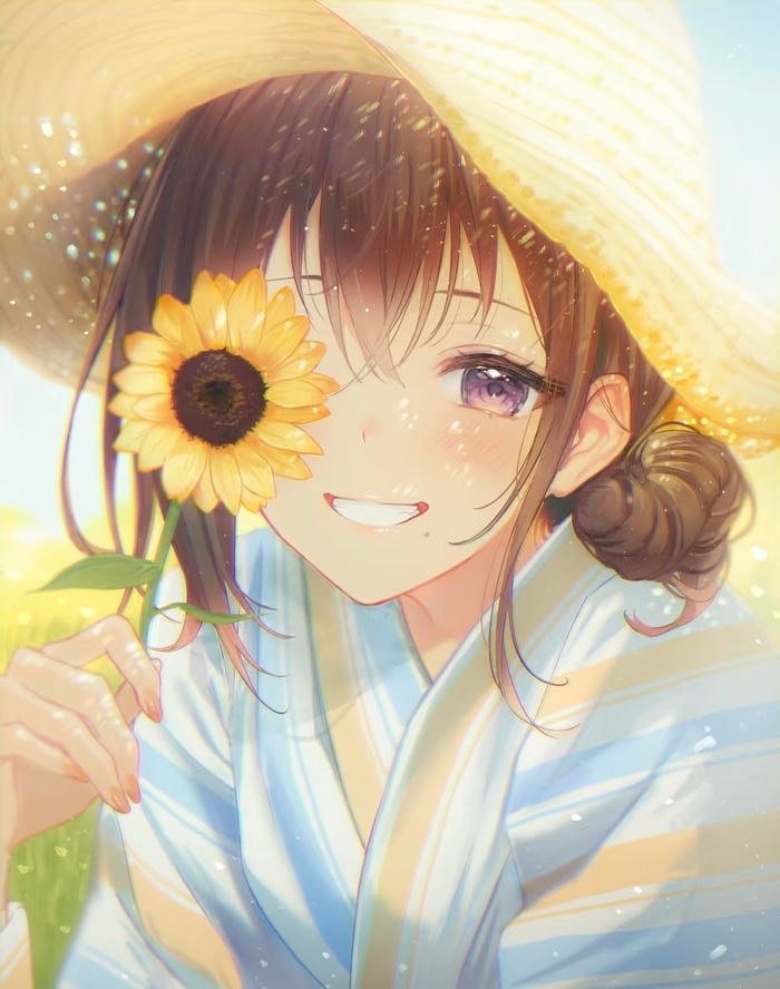 Ảnh anime nữ phong cách trong sáng