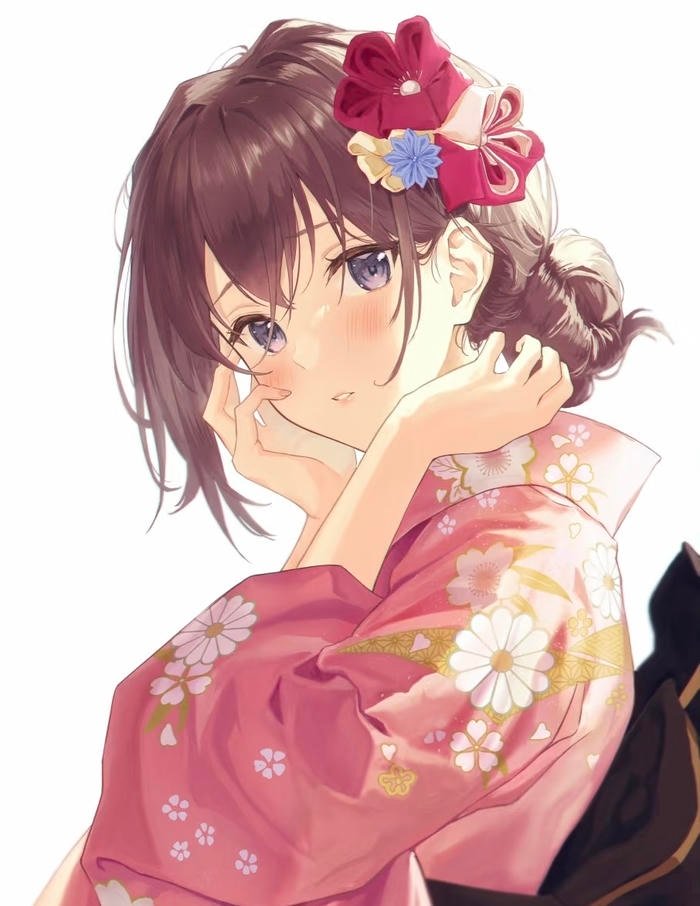 Ảnh anime nữ tạo hình xinh xắn đáng yêu