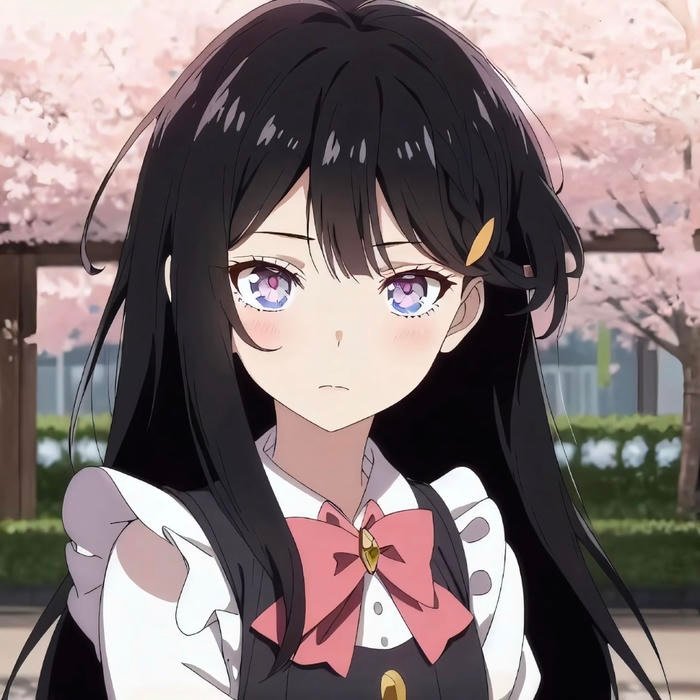 Ảnh avatar anime nữ mang phong cách dễ thương hiện đại