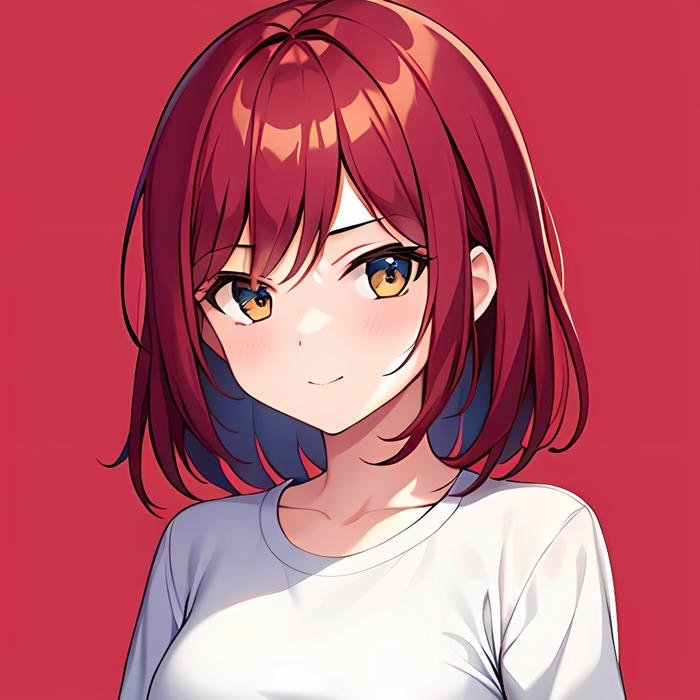 Ảnh avatar anime nữ với biểu cảm trong trẻo cuốn hút