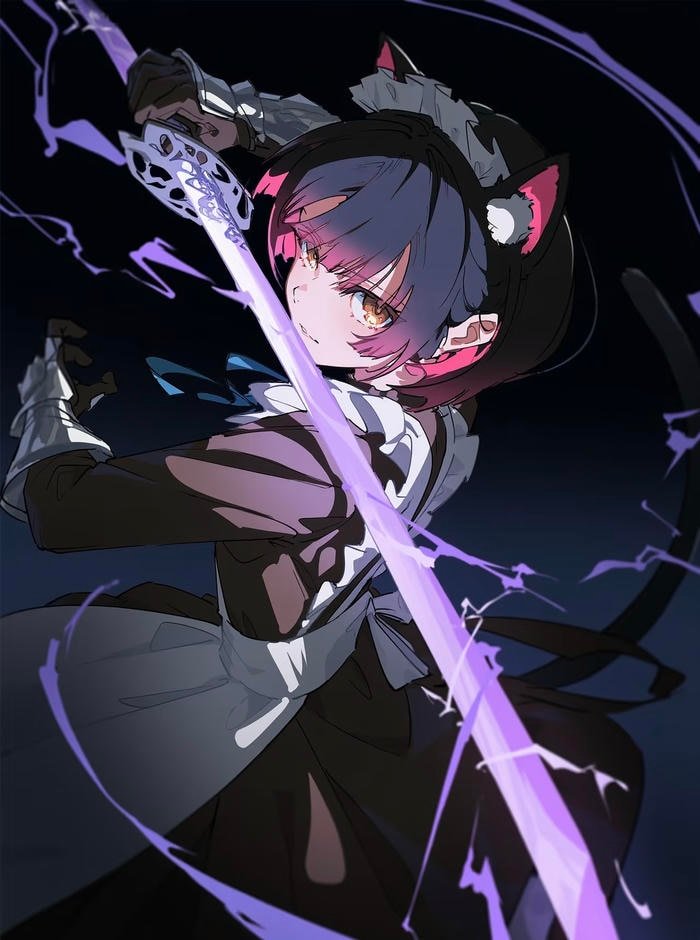 Bức ảnh anime hầu gái phù hợp gu thẩm mỹ trong sáng