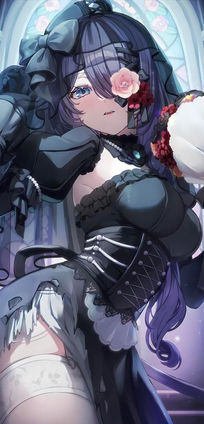 Bức ảnh anime nữ mang màu sắc tươi sáng