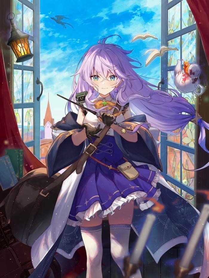 Bức ảnh anime nữ mang vẻ đẹp tinh khôi