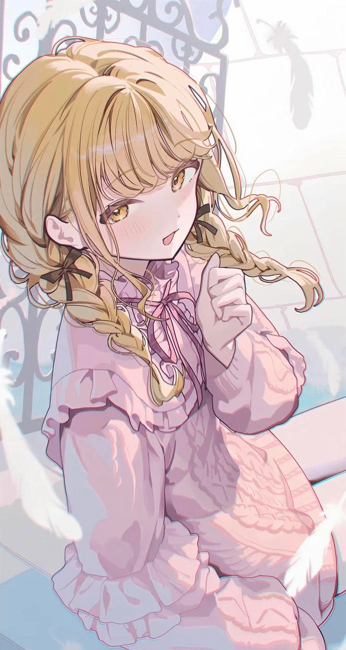 Bức ảnh anime nữ với phong cách đáng yêu