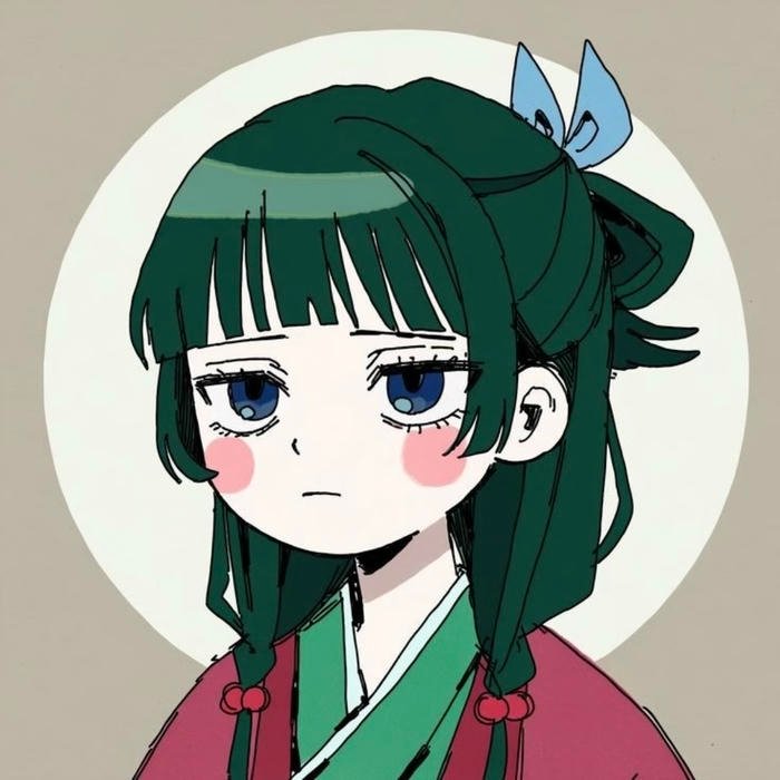 Bức ảnh avatar anime nữ với phong cách độc đáo