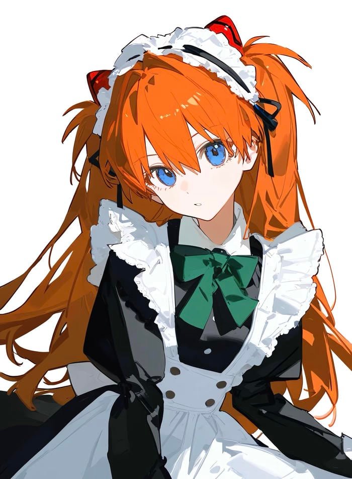 Bức hình anime hầu gái thể hiện cá tính nhân vật rõ ràng