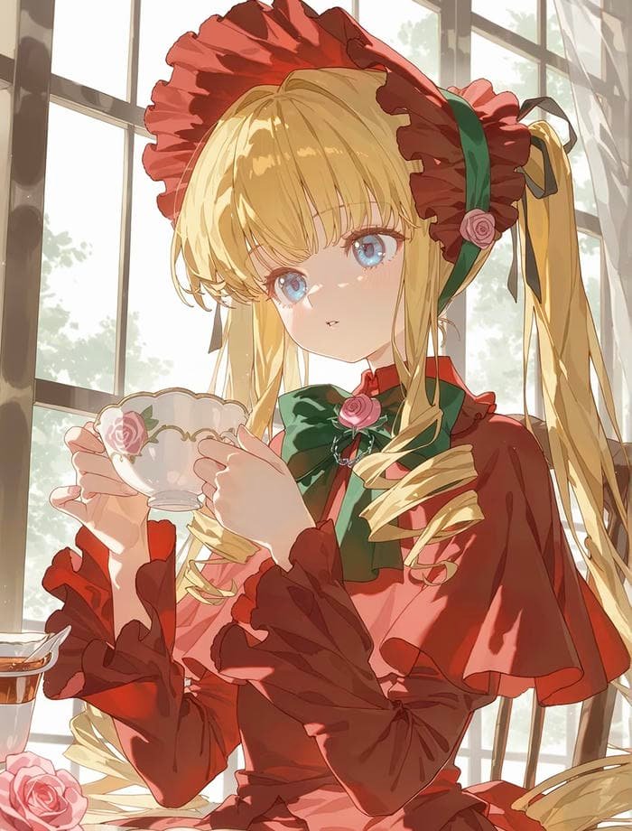 Bức hình anime nữ mang phong cách dễ nhìn