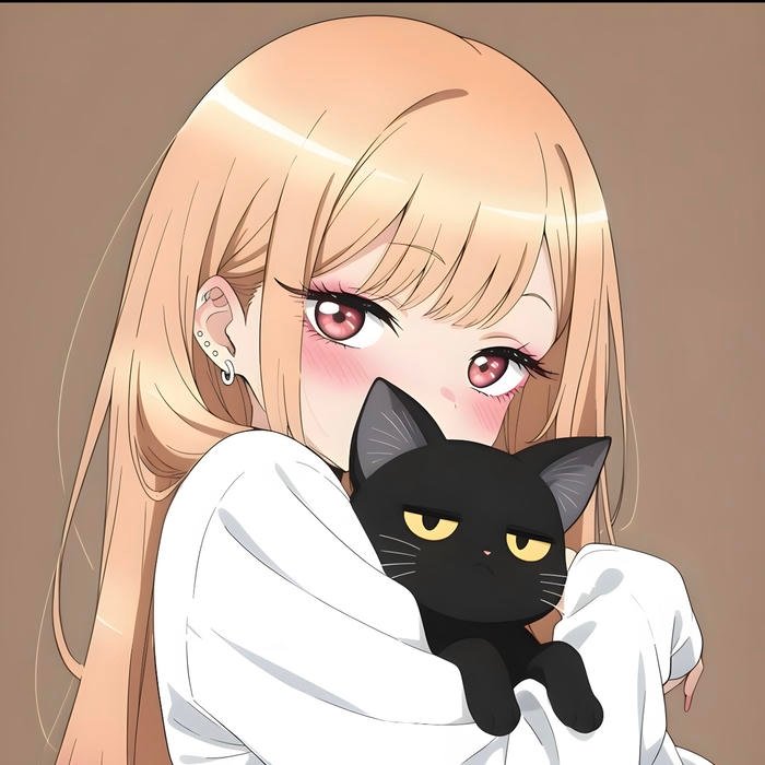 Bức hình avatar anime nữ thể hiện cá tính mềm mại