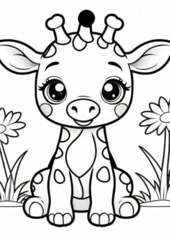 100+ Ảnh Vẽ Tranh Hươu Cao Cổ Đơn Giản Dễ Thương Cho Bé Tập Vẽ - Homepage featured post