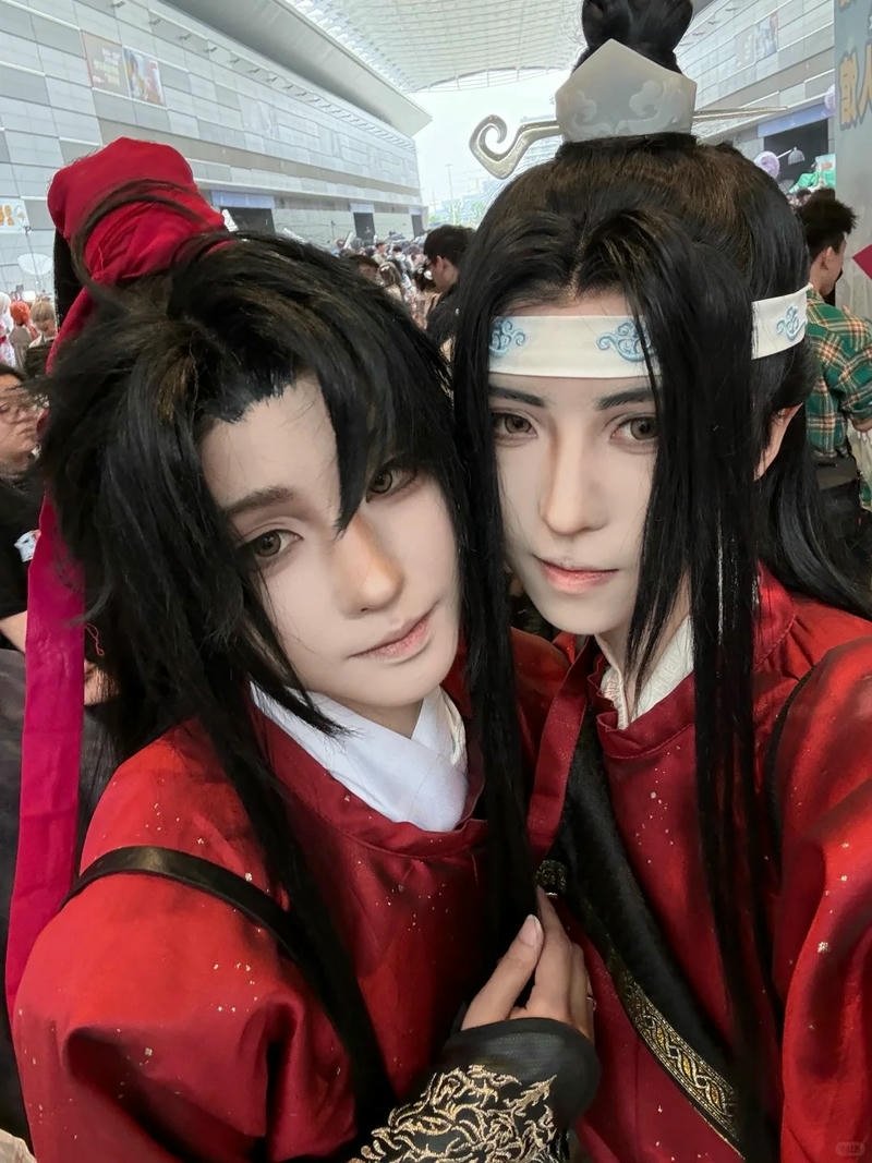 Cosplay đam mỹ cổ trang đỏ đen Ma Đạo Tổ Sư đẹp