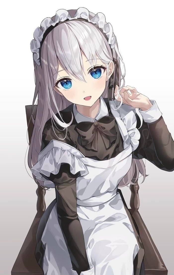 Hình ảnh anime hầu gái mang cảm giác thân thiện gần gũi