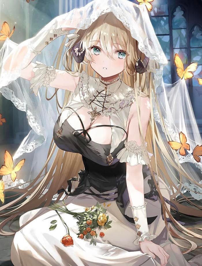 Hình ảnh anime nữ mang phong cách dễ thương