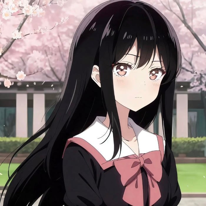 Hình ảnh avatar anime nữ phù hợp làm ảnh đại diện mạng xã hội