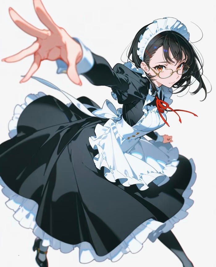 Hình anime hầu gái gợi cảm giác lịch sự và dễ mến