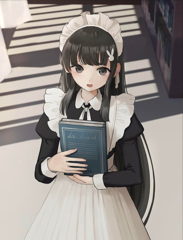 Hình anime hầu gái phù hợp làm ảnh đại diện cá nhân