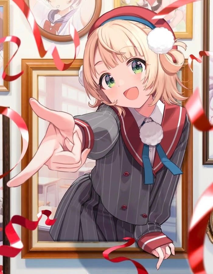 Hình anime nữ mang vẻ đẹp nhẹ nhàng trong trẻo