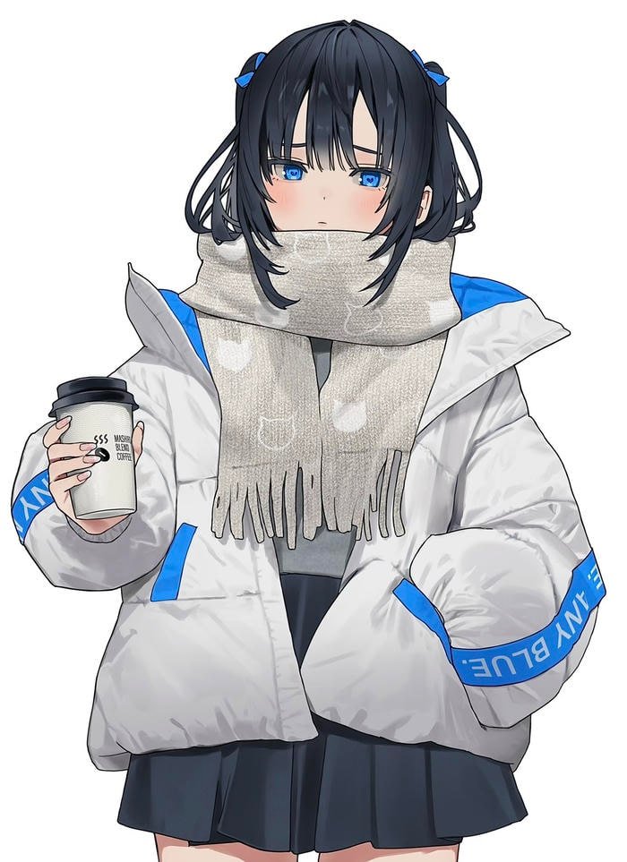 Hình anime nữ mang vẻ đẹp tinh tế dịu dàng