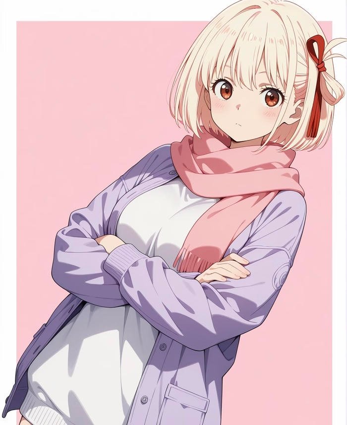 Hình anime nữ phong cách ngọt ngào dễ mến