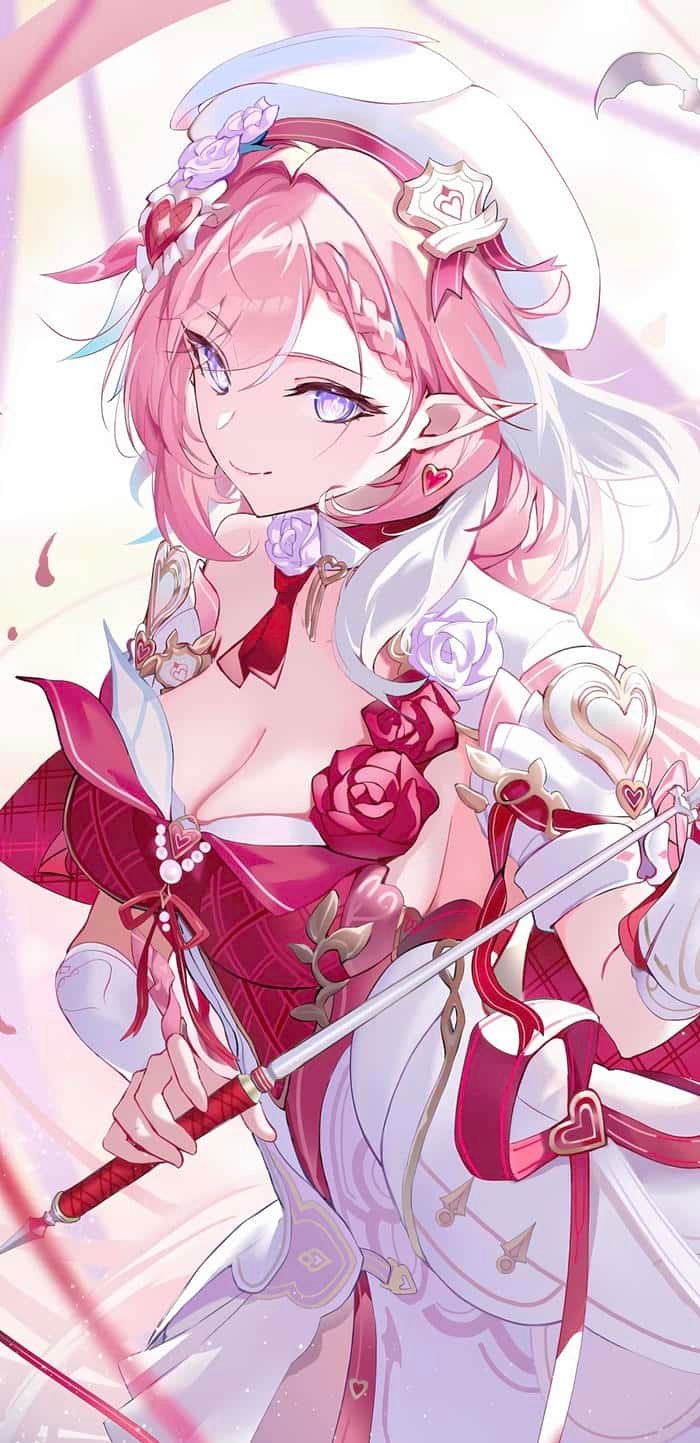 Hình anime nữ với tạo hình trong trẻo