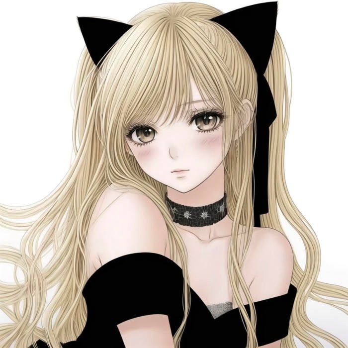 Hình avatar anime nữ có diện mạo cuốn hút tự nhiên