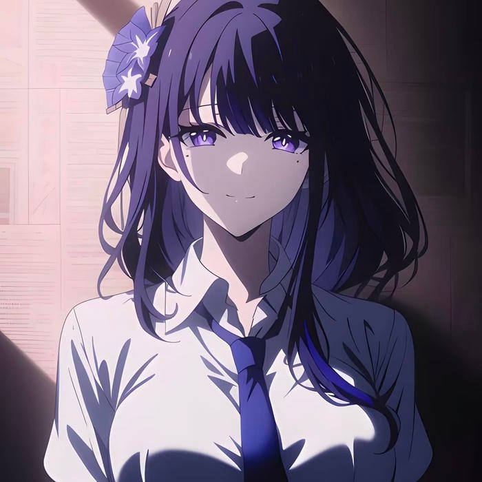 Hình avatar anime nữ tạo điểm nhấn thị giác mạnh