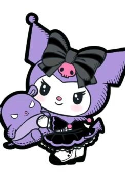 Lưu 200+ nhãn dán Kuromi dễ thương, cute màu sắc - Homepage featured post