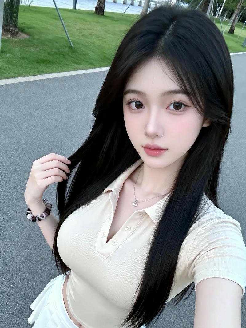 Mỹ nhân trung quốc mặc áo trắng bó sát tôn dáng chuẩn