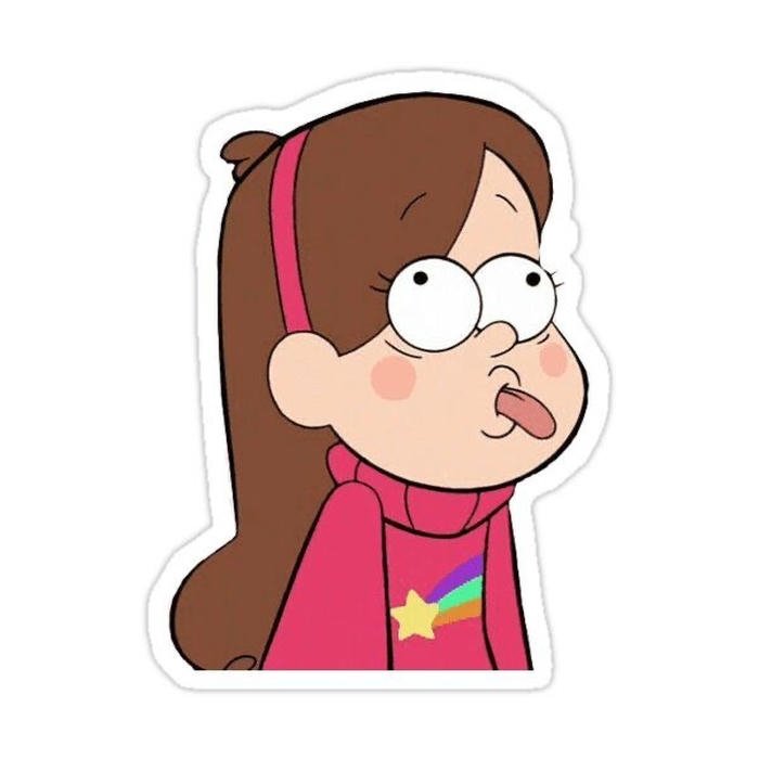 Nhãn dán sticker cute nhìn quen thuộc