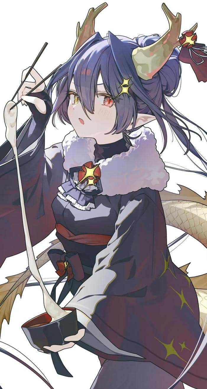 ảnh anime nữ cute tạo hình dễ nhớ