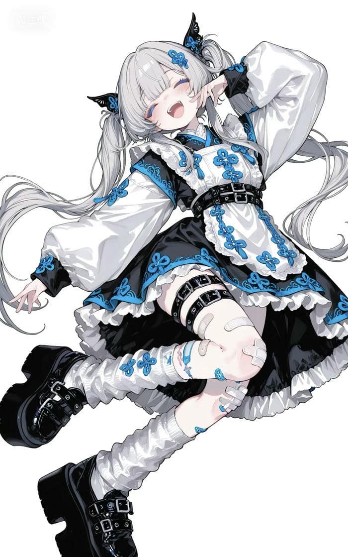 ảnh anime nữ cute thanh thoát tạo hình