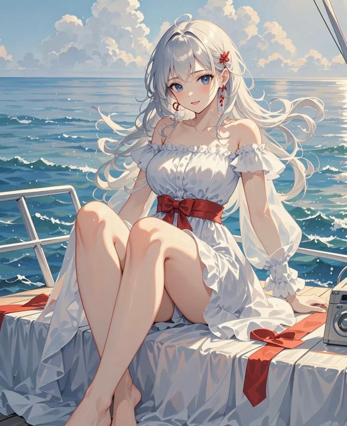 ảnh gái anime mlem kiêu hãnh