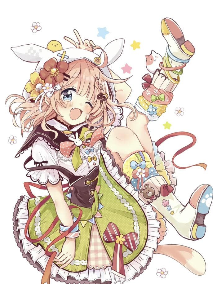 hình ảnh anime nữ cute êm dịu tươi sáng