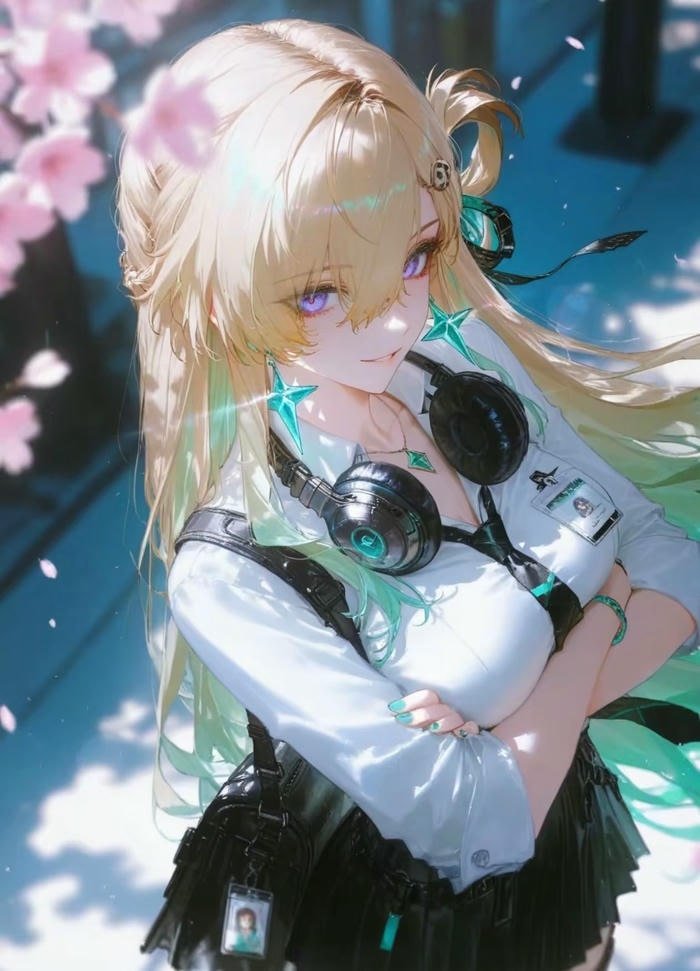 hình ảnh gái anime mlem thần thái bình thản