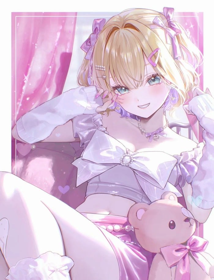 hình ảnh gái anime mlem thần thái rạng rỡ