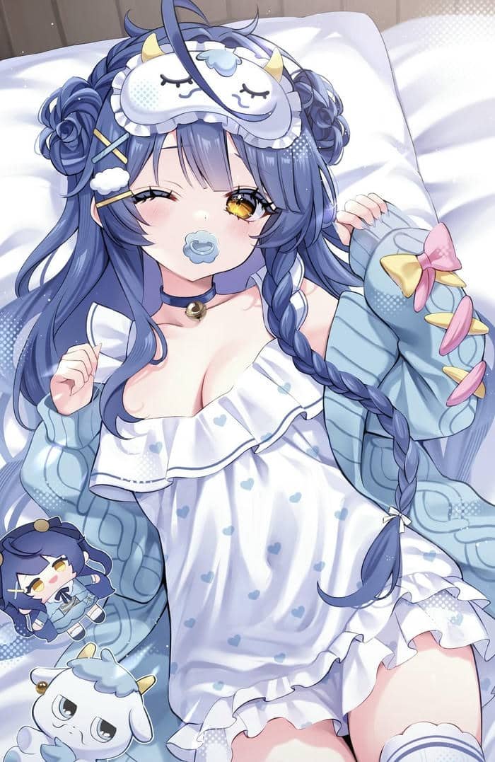 hình anime nữ cute tạo hình nhân vật