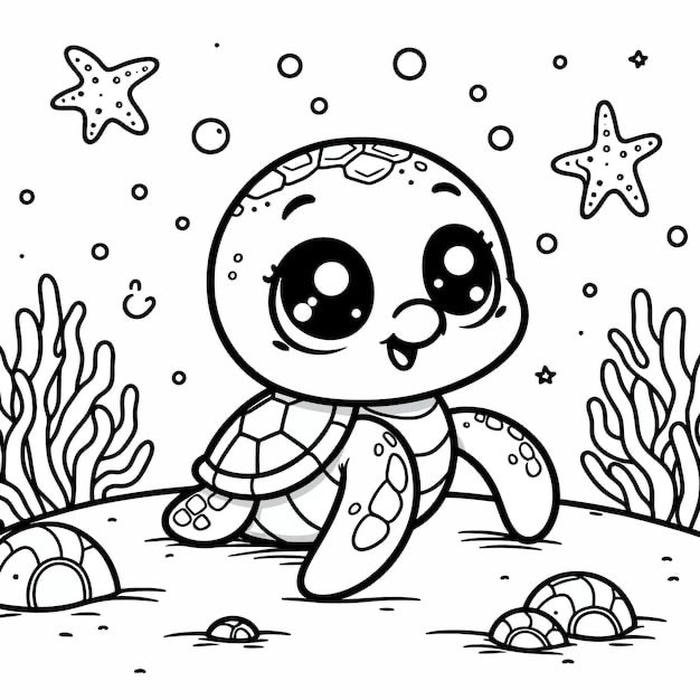 hình con rùa giúp bé làm quen hình khối