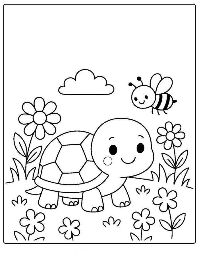 hình con rùa hỗ trợ phát triển khả năng quan sát