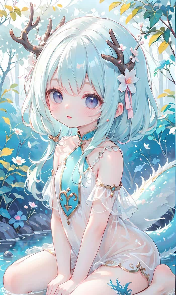 hình gái anime mlem mơ màng