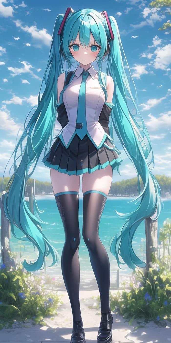 hình gái anime mlem trong sáng