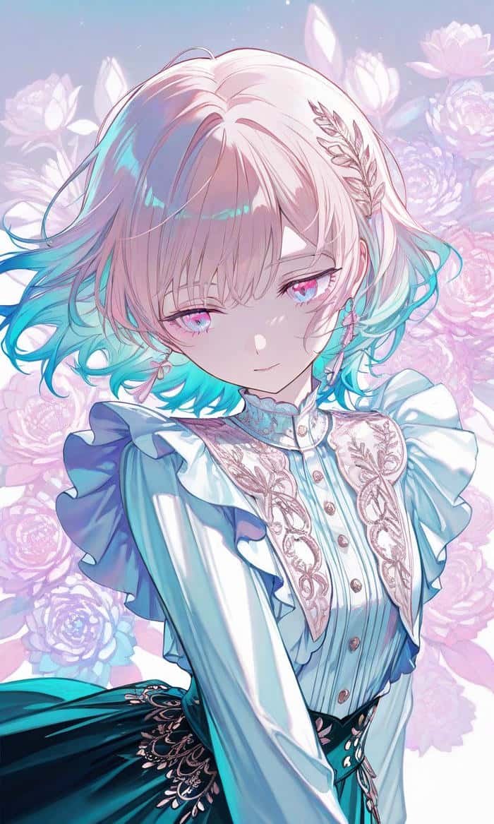 Ảnh anime nữ tóc ngắn phong cách trẻ trung thời thượng