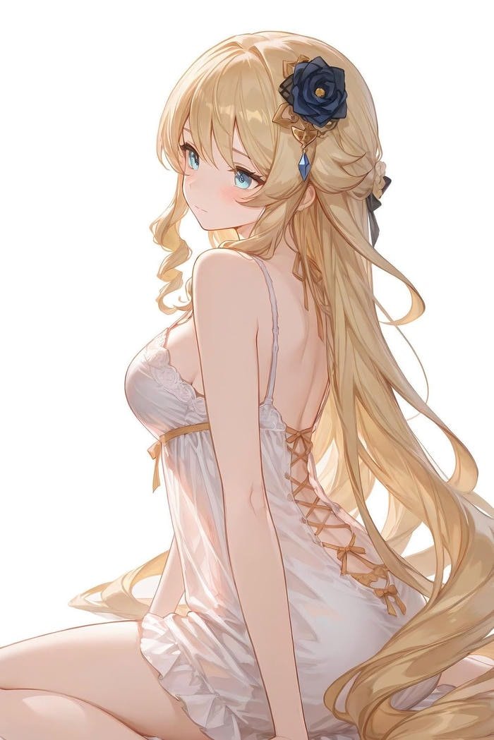 Ảnh anime tóc vàng gợi tinh thần lạc quan