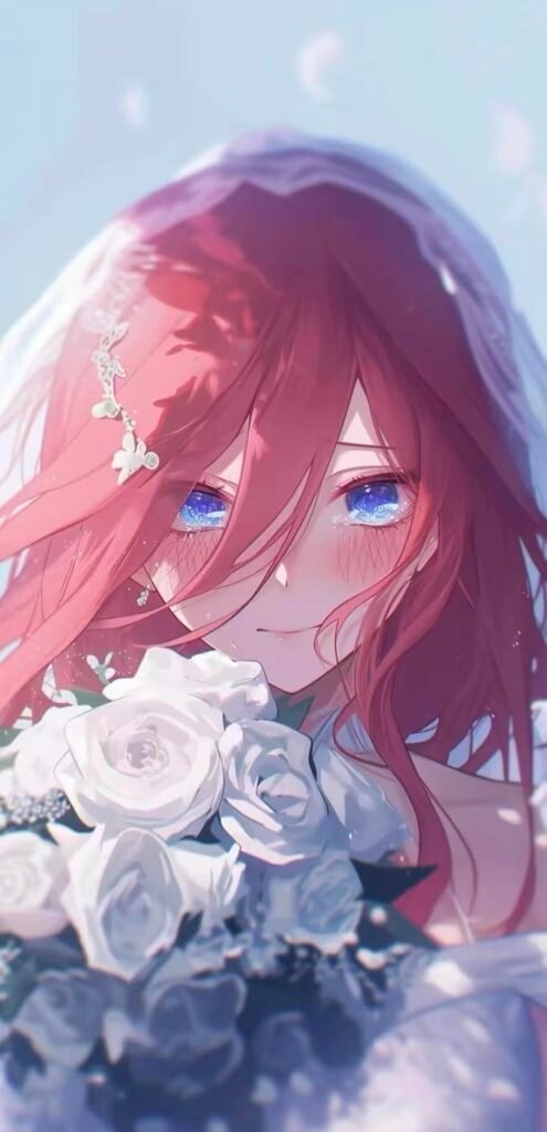 Ảnh hình nền anime nữ mang nét đẹp nghệ thuật