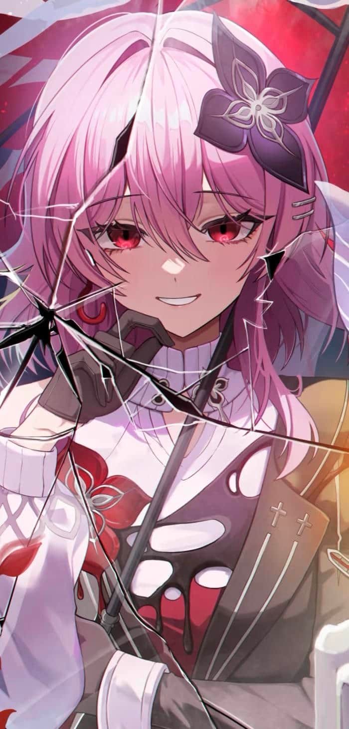 Ảnh hình nền anime nữ thể hiện vẻ đẹp nhẹ nhàng