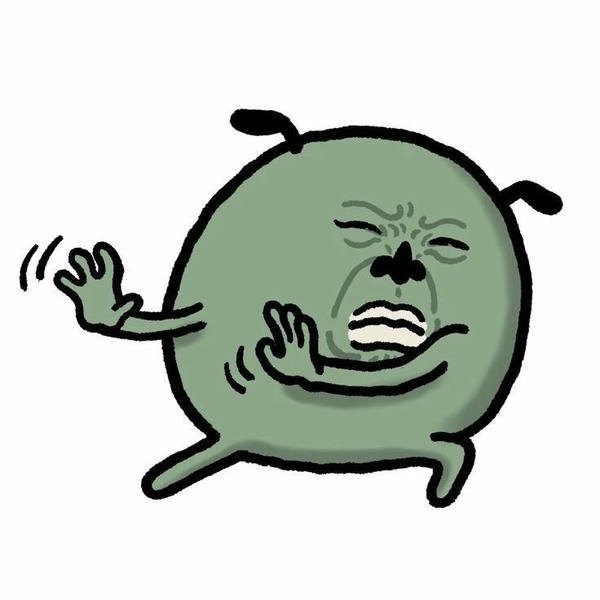 Biểu cảm sợ hãi theo phong cách meme rất vui