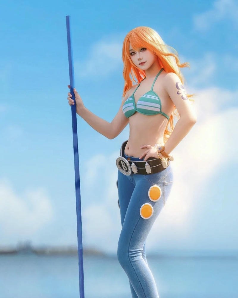 Bối cảnh hợp với nhân vật Nami rất phù hợp